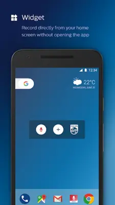 Philips voice recorder android App screenshot 2