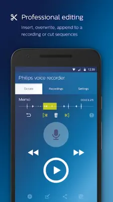 Philips voice recorder android App screenshot 6